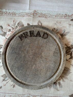 Vintage Rustic Bread Board.  8”
